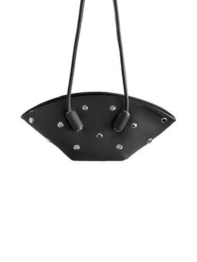 NWT themoire olympia beads bag Black Studded Women’s Shoulder Bag